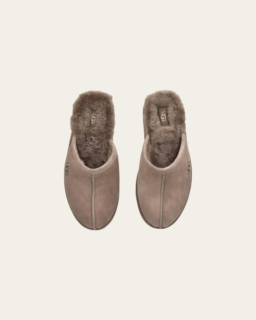 UGG Scuff sheepskin slippers "Taupe"